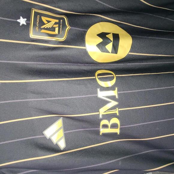 Los Angeles FC Christian Olivera #13 Authentic Jersey - Black & Gold Size Large - Picture 4 of 8